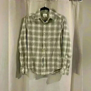 Men’s Green Plaid Mutual Weave Button Up
